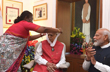 President confers Bharat Ratna on LK Advani with PM Modi in attendance